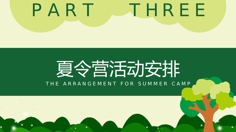 暑期夏令营活动策划方案PPT课件下载9
