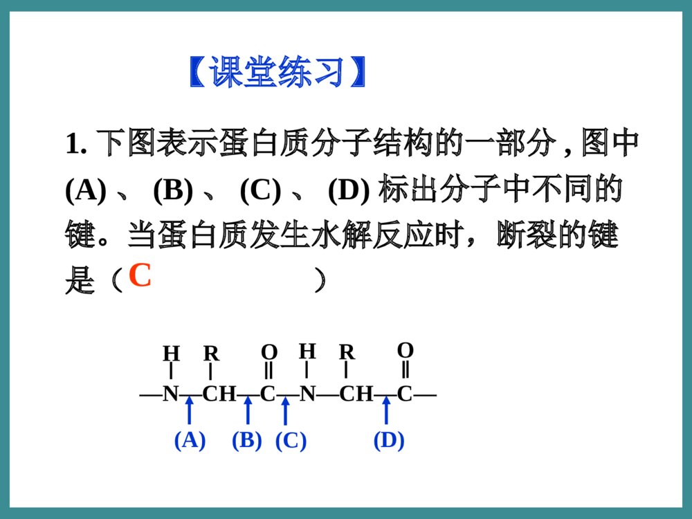 苏教版化学选修五《第二单元 氨基酸 蛋白质 核酸》教学PPT课件6
