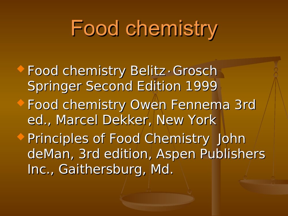化学与食物英文版PPT课件下载