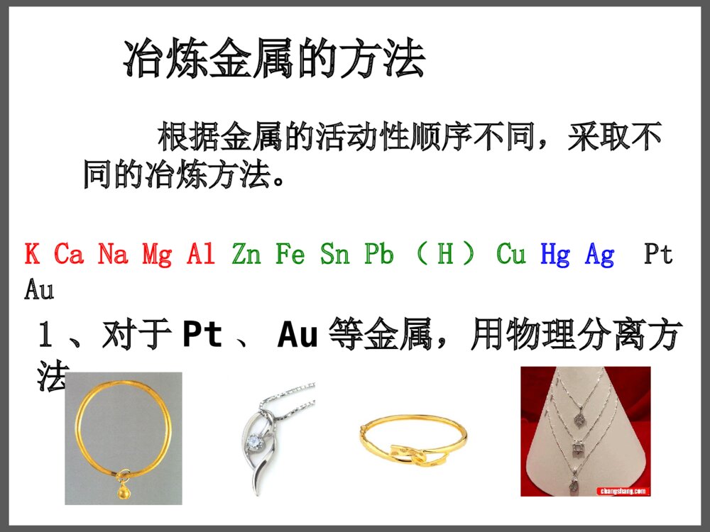 化学必修二《金属矿物的开发利用》优秀课件PPT下载3