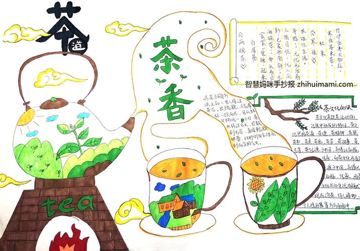 描写茶文化的手抄报 茶文化手抄报