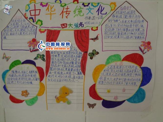 六上中国传统文化手抄报 中国传统手抄报