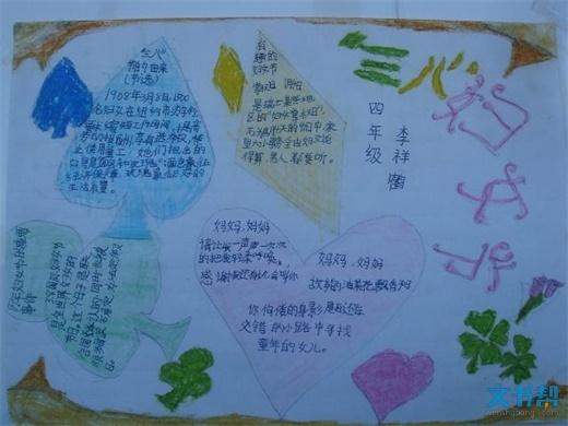 3月8日妇女节小学手抄报 妇女节的手抄报
