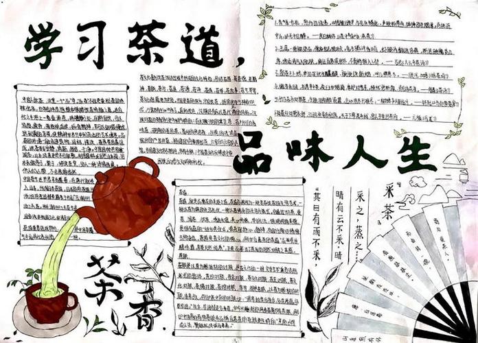 茶文化的诗词手抄报 茶文化手抄报