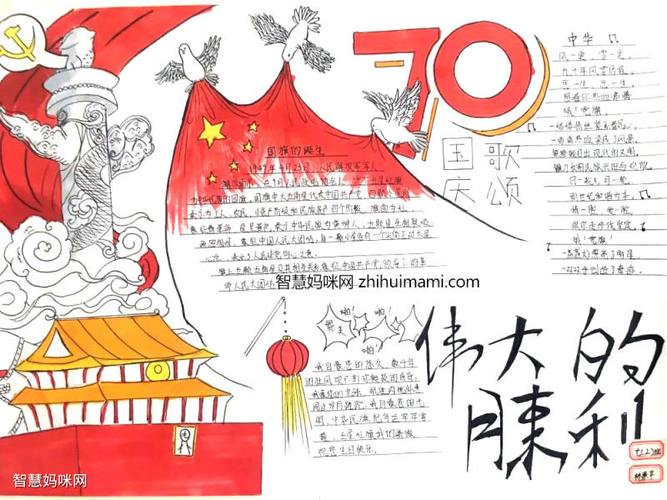 新中国成立72周年主题手抄报 祖国成就手抄报