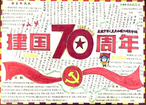 庆祝新中国成立72周年手抄报 祖国成就手抄报
