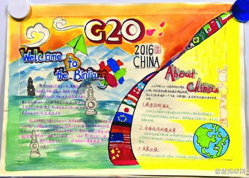 关于g20的手抄报 G20峰会手抄报