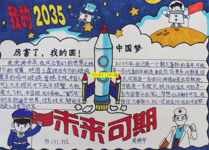 未来2035年的中国手抄报 我的中国年手抄报