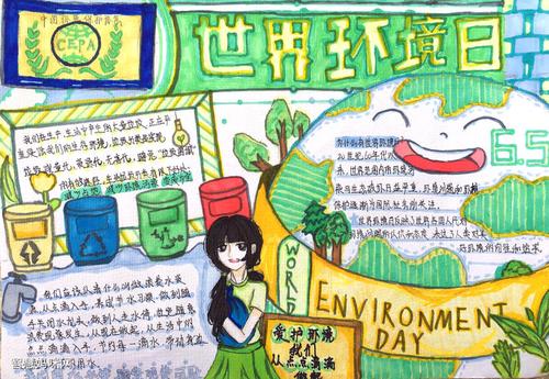 世界地球环境日的手抄报 世界环境日手抄报