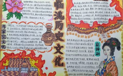 关于临洮历史文化手抄报图片 历史传统文化手抄报