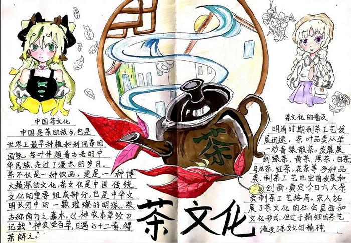 中国传统茶道文化手抄报 中国传统手抄报