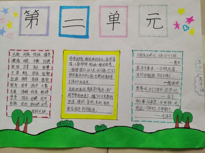 小学五年级语文五年级手抄报 五年级语文手抄报