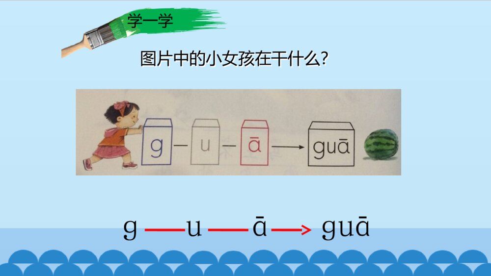 一年级人教版语文上册汉语拼音g k h课件PPT7