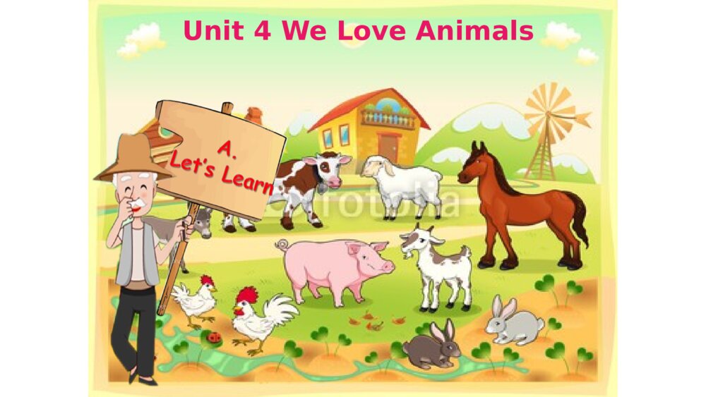 三年级英语上册 Unit 4 We Love Animals 课件PPT1