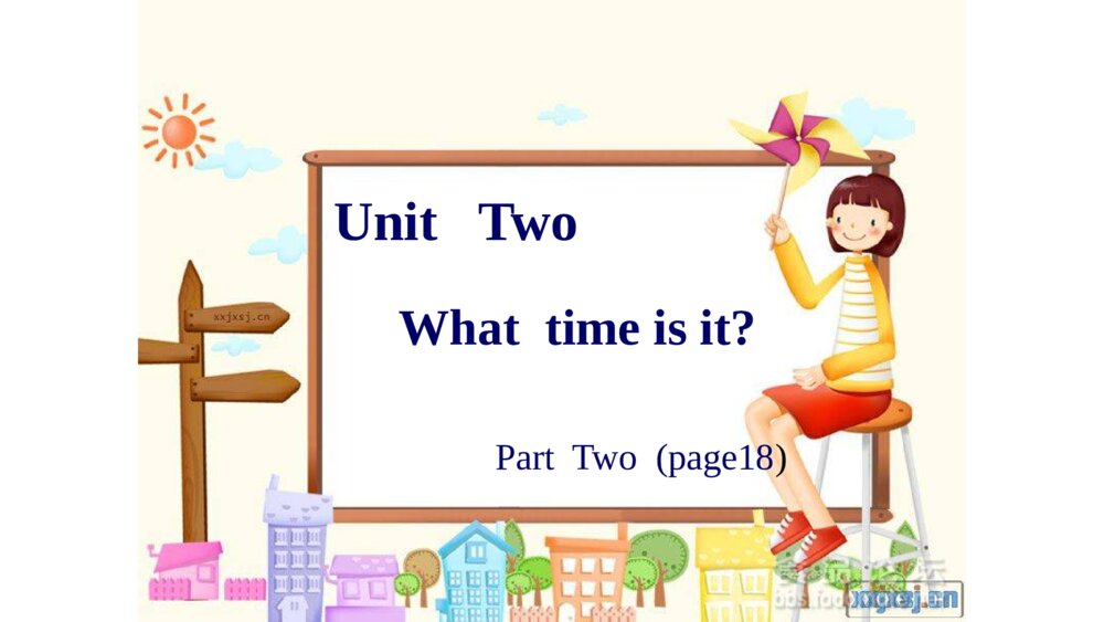 四年级英语下册 Unit 2 What  time is it PPT课件1