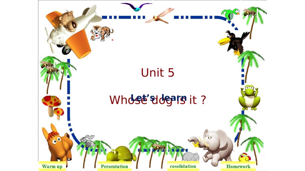 五年级英语下册 Unit 5 Whose dog is it Let’s  learn教学课件PPT 1