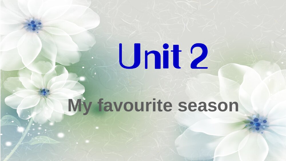 五年级英语下册 Unit 2 My favourite season教学课件PPT