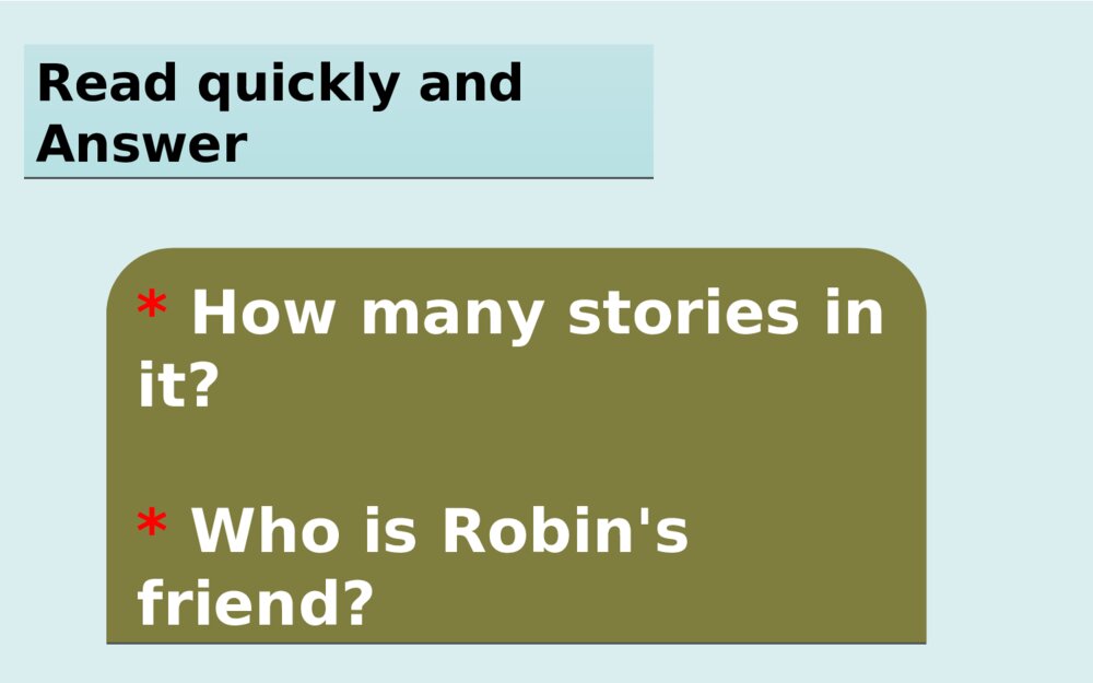 六年级英语上册 unit6 How do you feel B Robin and the ant 课件PPT7